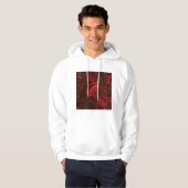 Rode Bloedcellen Microscopisch Hoodie (Voorkant volledig)