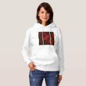 Rode Bloedcellen Microscopisch Hoodie (Voorkant volledig)