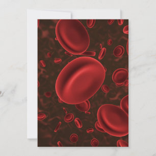 Rode Bloedcellen Microscopisch Kaart