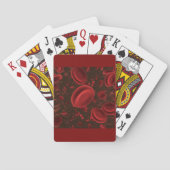 Rode Bloedcellen Microscopisch Pokerkaarten (Achterkant)