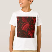 Rode Bloedcellen Microscopisch T-shirt (Voorkant)