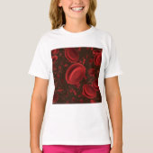 Rode Bloedcellen Microscopisch T-shirt (Voorkant)