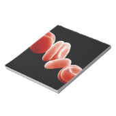 Rode bloedcellen notitieblok (Linkerzijde)