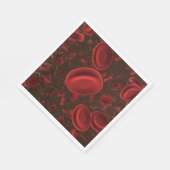 Rode bloedcellen servet (Hoek)