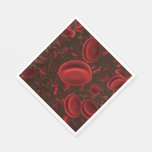 Rode bloedcellen servet (Hoek)