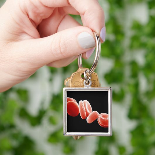 Rode bloedcellen sleutelhanger (Hand)