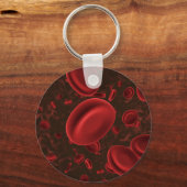 Rode bloedcellen sleutelhanger (Voorkant)
