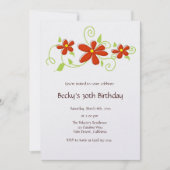 Rode Bloeddag uitnodiging (Voorkant)