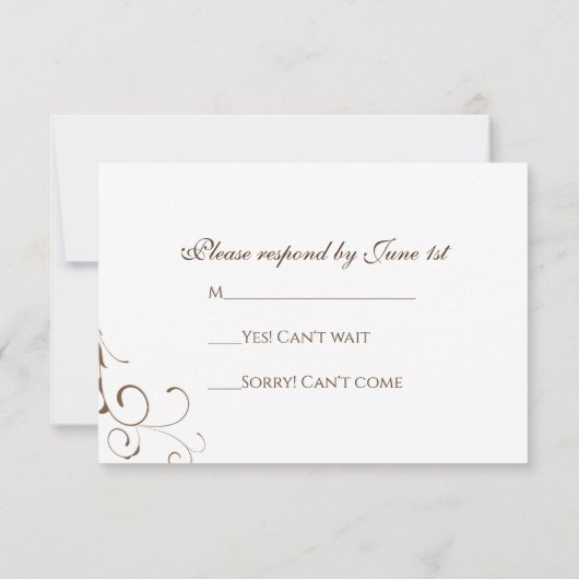 Rode bloeding harten bloemen RSVP (Achterkant)