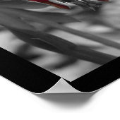 Rode bloedingen Harten Poster (Hoek)