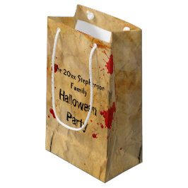 rode bloedplatter Halloween-partij Klein Cadeauzakje