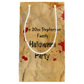  rode bloedplatter Halloween-partij Klein Cadeauzakje (Voorkant)