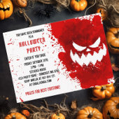 Rode bloedspiegel, Creepy Halloween Kaart