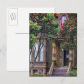 Rode Bloeiende Eucalyptusboom Frames Victoriaanse  Briefkaart (Voorkant / Achterkant)