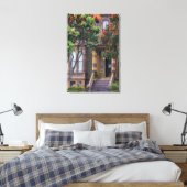 Rode Bloeiende Eucalyptusboom Frames Victoriaanse  Canvas Afdruk (Insitu (Slaapkamer))