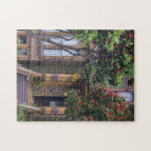 Rode Bloeiende Eucalyptusboom Frames Victoriaanse Legpuzzel (Horizontaal)