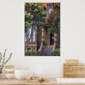 Rode Bloeiende Eucalyptusboom Frames Victoriaanse Poster (Keuken)