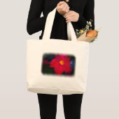 rode bloeiende wijnstok grote tote bag (Voorkant (product))
