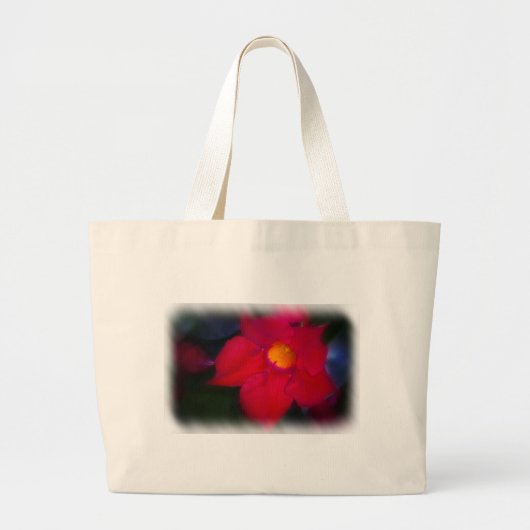 rode bloeiende wijnstok grote tote bag (Voorkant)