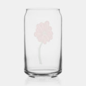 Rode Bloem Blikvorm Glas (Achterkant)
