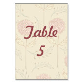 Rode Bloem Bruiloft Bloesems Kaart (Voorkant)