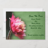 Rode Bloem Bruiloft Save The Date (Voorkant)