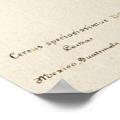 Rode Bloem Cactus Botanische Kunst Poster (Hoek)