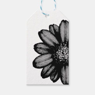rode bloem cadeaulabel