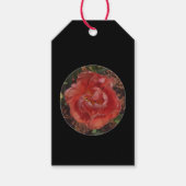 rode bloem cadeaulabel (Voorkant)