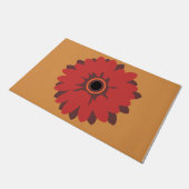 Rode Bloem Deurmat, Huishoudelijke Warming Gift, B Deurmat (Schuin)
