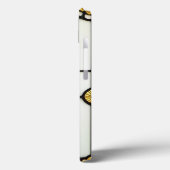 Rode Bloem Elegante Glas-in-Lood Kunst Case-Mate iPhone Case (Achterkant / Links)