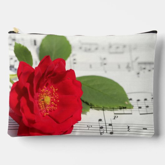 Rode bloem etui (Voorkant)
