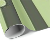 rode bloem Groen geel omslagpapier Cadeaupapier (Rol Hoek)