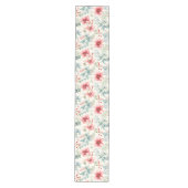 Rode Bloem Kersttafel Runner Medium Tafelloper (Voorkant)