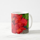 rode bloem  koffiemok (Voorkant rechts)