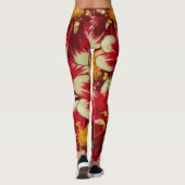Rode Bloem Leggings (Achterkant)