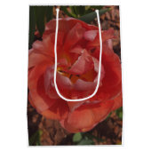 rode bloem medium cadeauzakje (Achterkant)