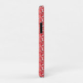 Rode bloem naadloos patroon, elegante bloem herhal Case-Mate iPhone case (Achterkant/rechts)
