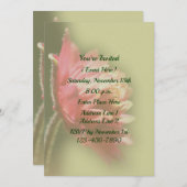 Rode Bloem Partij Kaart (Voorkant / Achterkant)