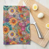 Rode Bloem Power Keukenhanddoek (Quarter Fold)