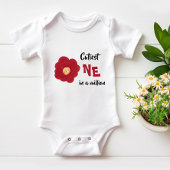 Rode bloem romper