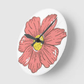 Rode bloem ronde klok (Hoek)