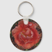 rode bloem sleutelhanger (Voorkant)
