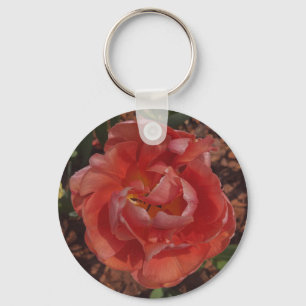 rode bloem sleutelhanger