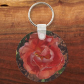 rode bloem sleutelhanger (Voorkant)