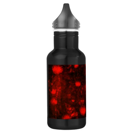 Rode bloem - waterfles  (Links)