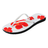 Rode Bloem Zomer Teenslippers (Schuin)