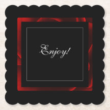 Rode Bloemaccent Modern