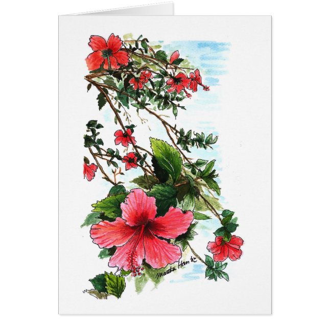 Rode bloemen (Voorkant)