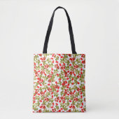 Rode bloemen 2 tote bag (Voorkant)